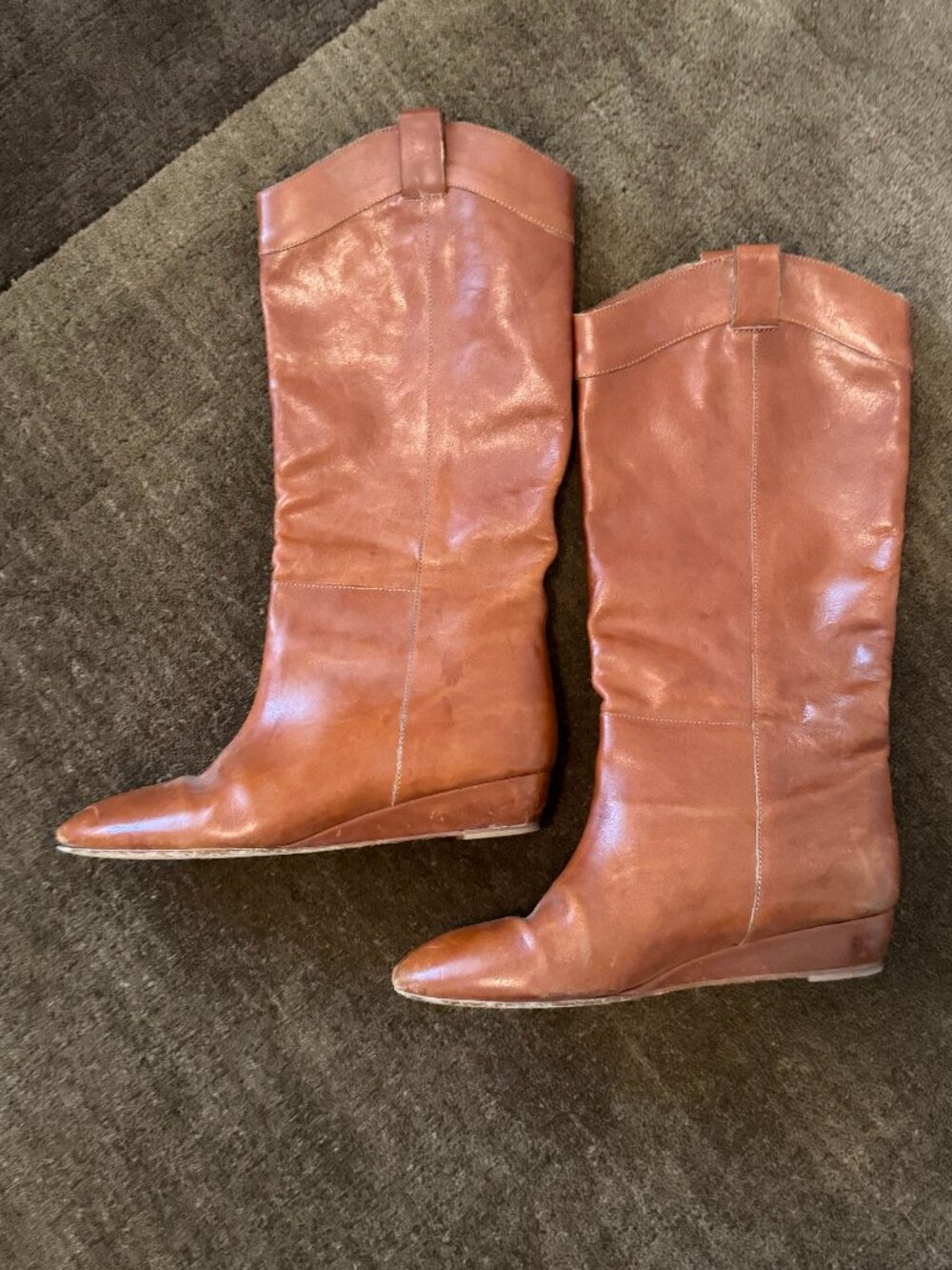 Loeffler Randall Matilde Boots Cognac
